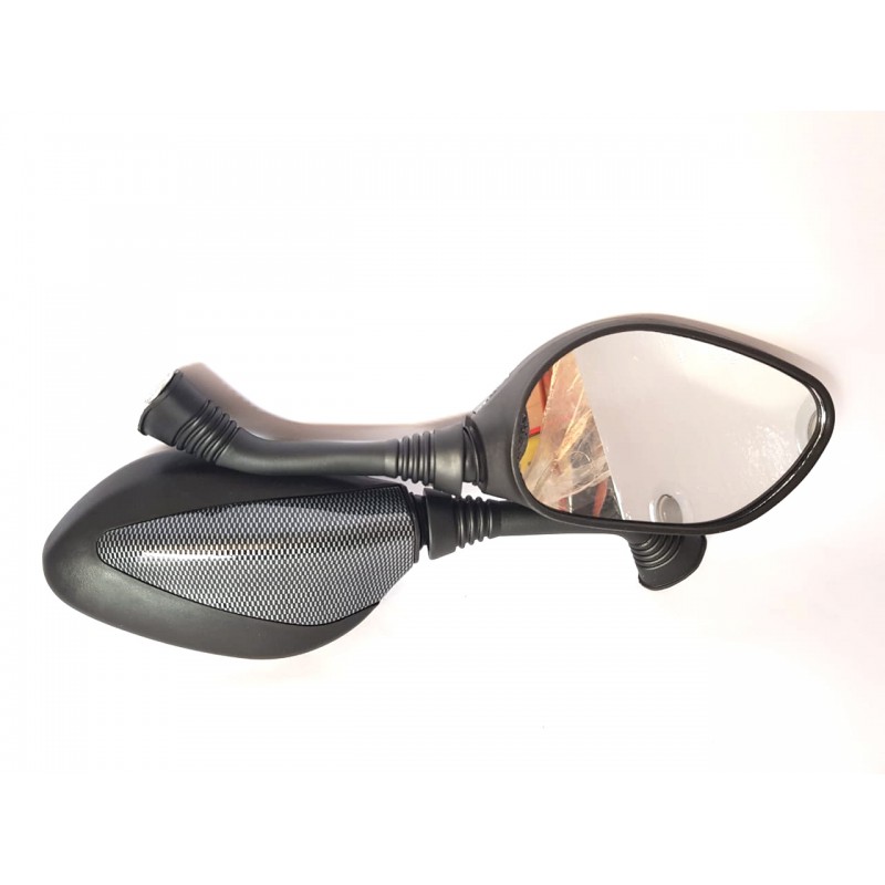 Зеркала ZX-2444 (карбон, 8mm) BBCm