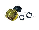 Фильтр воздушный (нулевик) Ø50mm, 45*, турбина (золото) (+ переходник 42 и 35mm ) EVO