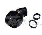 Фильтр воздушный (нулевик) Ø50mm, 45*, турбина (черный) (+ переходник 42 и 35mm ) EVO