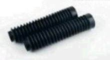 Гофры передней вилки (пара) универсальные L-100mm, d-26mm, D-45mm (черные) OSA