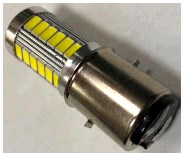 Лампа (фара) LED BA20D ( кукуруза ) VDK