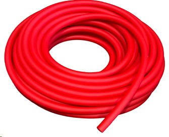 Шланг топливный Ø6mm, 10 метров (силикон, красный) VDK