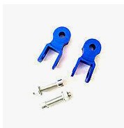 Удлинители амортизатора (пара) 2,5см (цвет в ассортименте с болтами и гайками)