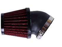 Фильтр воздушный (нулевик) Ø28/33/48mm, 45*, конусный (красный)