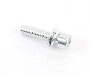 Болт с внутренним шестигранником (L-25, Ø6mm) с шайбами KS