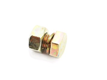 Болт M10x15mm (под ключ 16мм) с гровером и гайкой KS