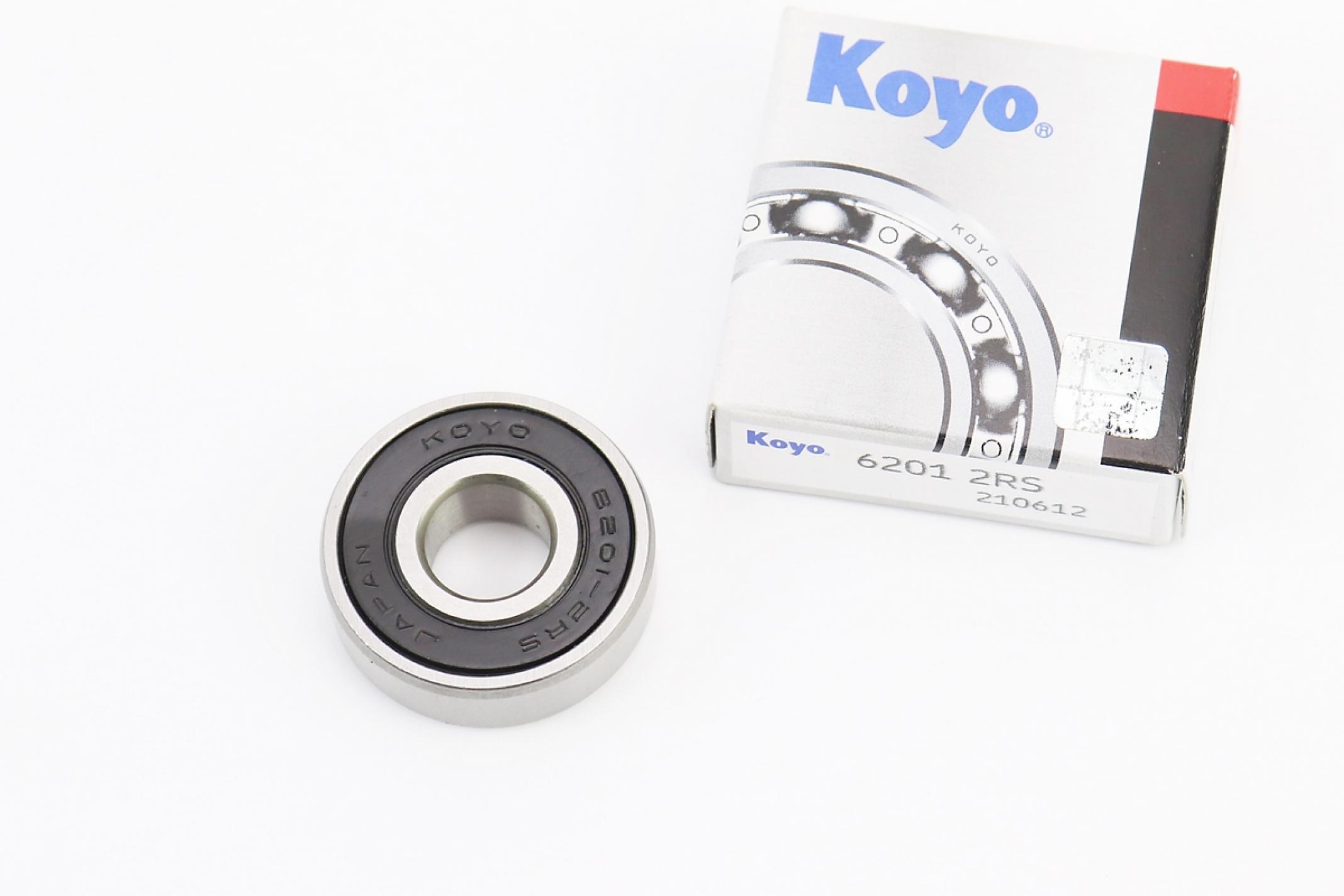 Подшипник редуктора 6201-2RS 12*32*10 (пер. колесо QT50, ред-р Honda, Suzuki, GY6 50) KS-2