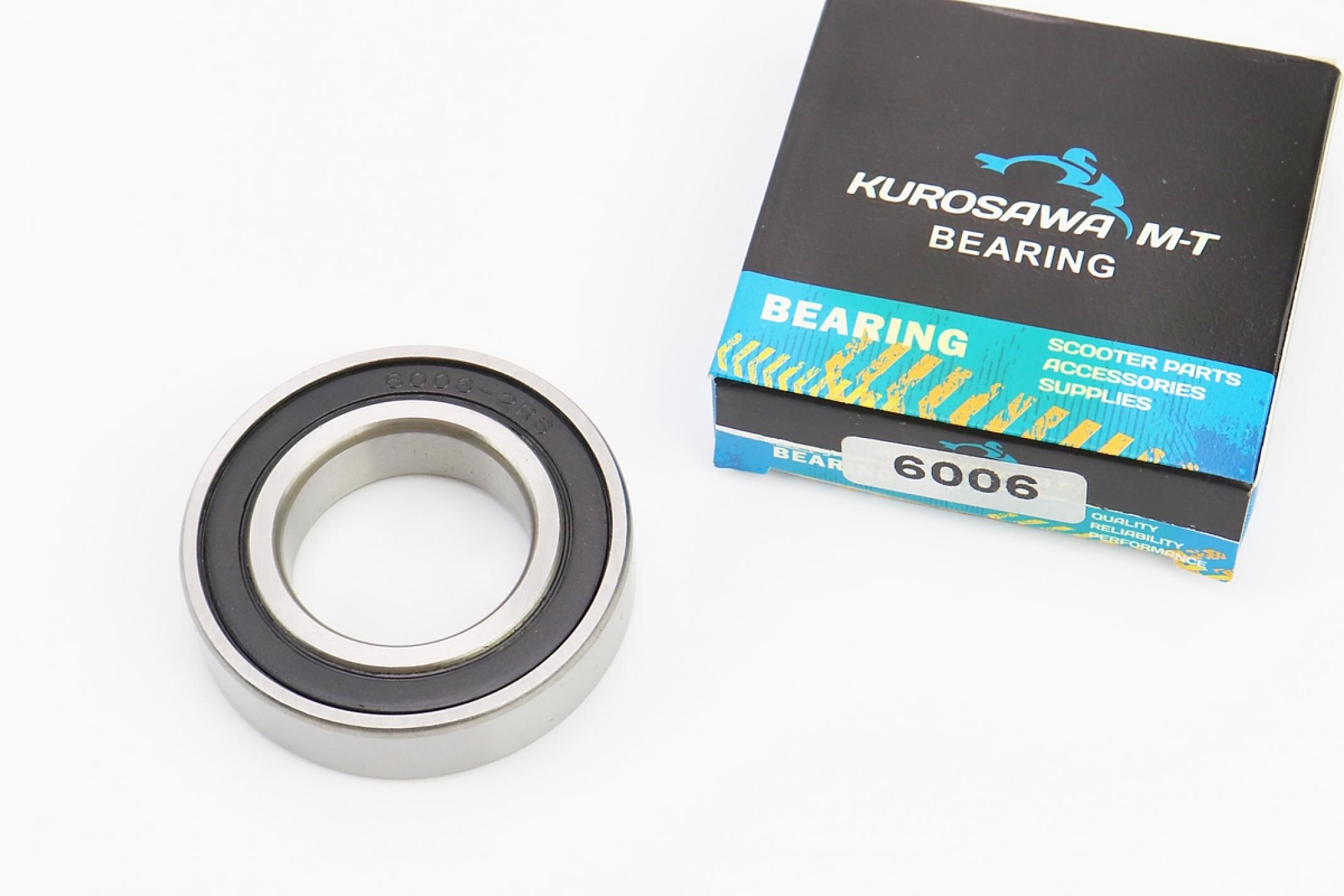 Подшипник коленвала 6006-2RS 30*55*13 (Suzuki LETS) KS-6