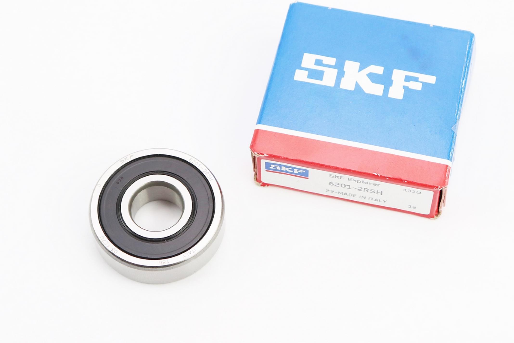 Подшипник редуктора 6201-2RS 12*32*10 (пер. колесо QT50, ред-р Honda, Suzuki, GY6 50) KS-9