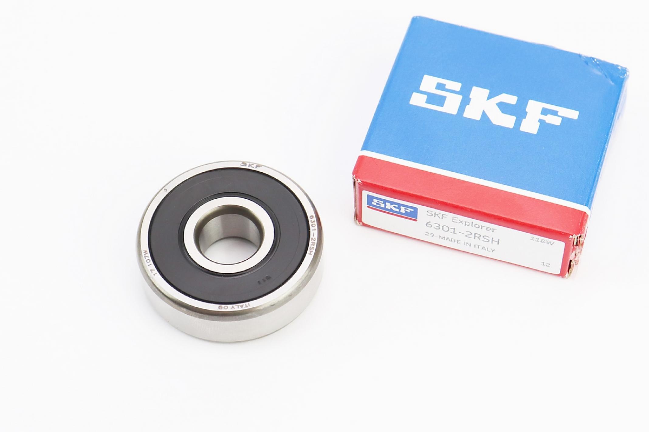Подшипник заднего колеса 6301-2RS 12*37*12 (Delta, ред-р 4T CH250) SKF KS-7