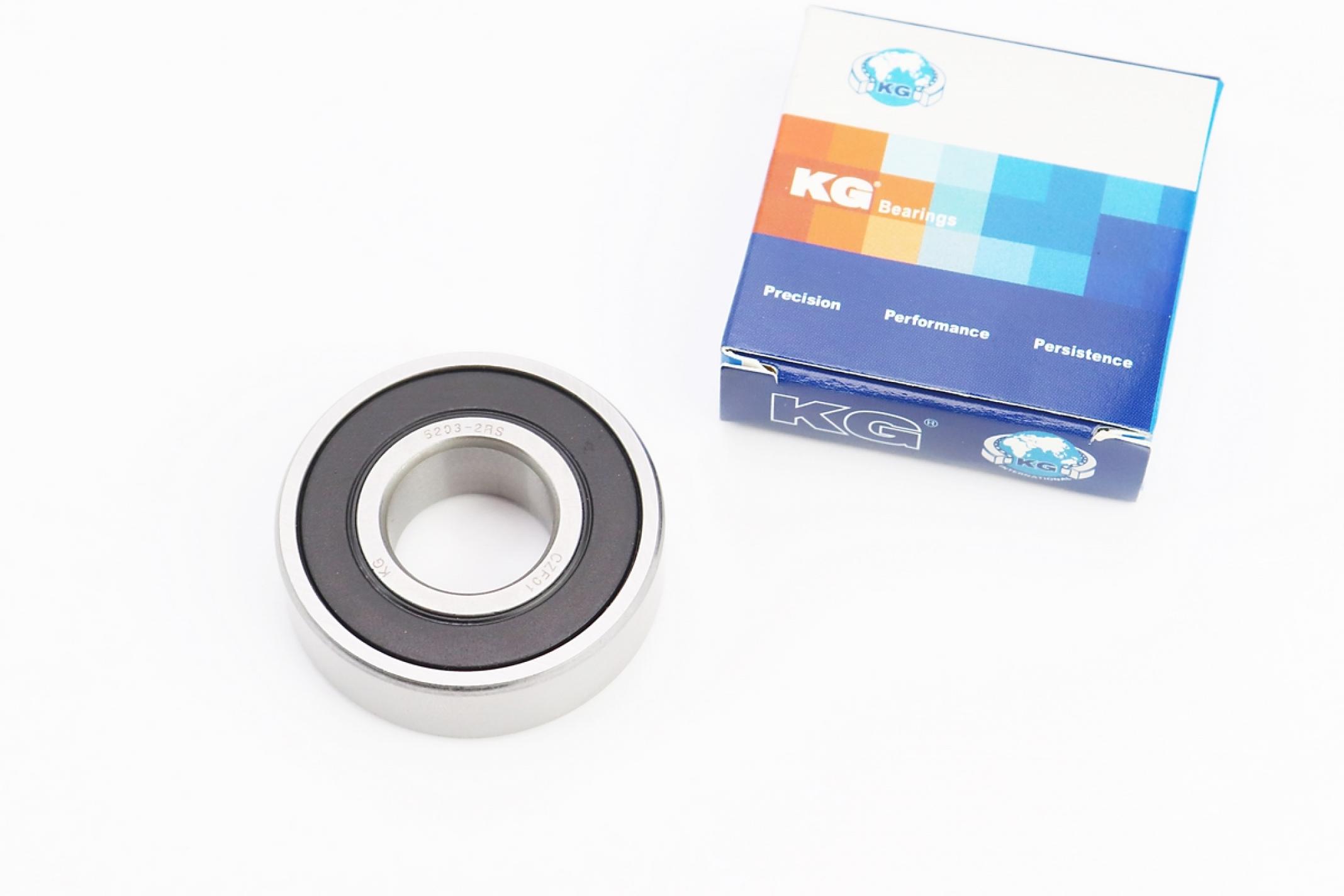 Подшипник коленвала 6203-2RS 17*40*12 (Honda PAL, DJ, ред-р Suzuki, Honda, Yamaha) ИНДИЯ KS-5