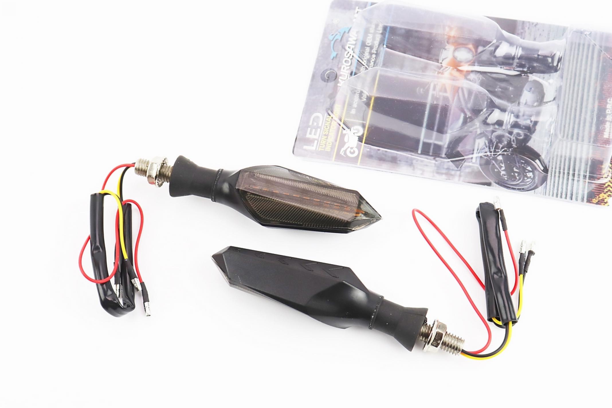 Поворот диодный на гибкой ножке LED СТРЕЛА тип 1секвентальный, 2шт KS