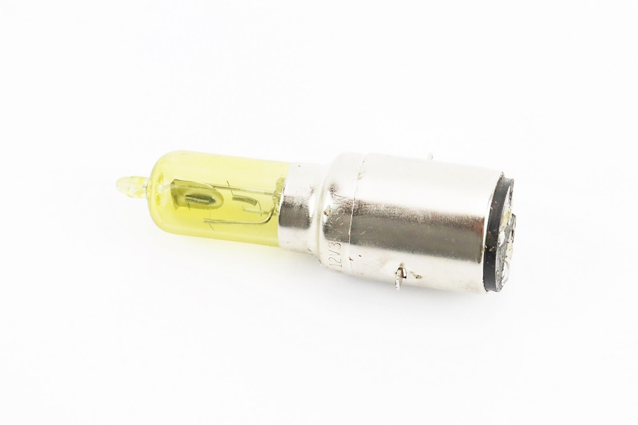 Лампа BA20D (2 уса) 12V 35W/35W (хамелеон розовый) KS