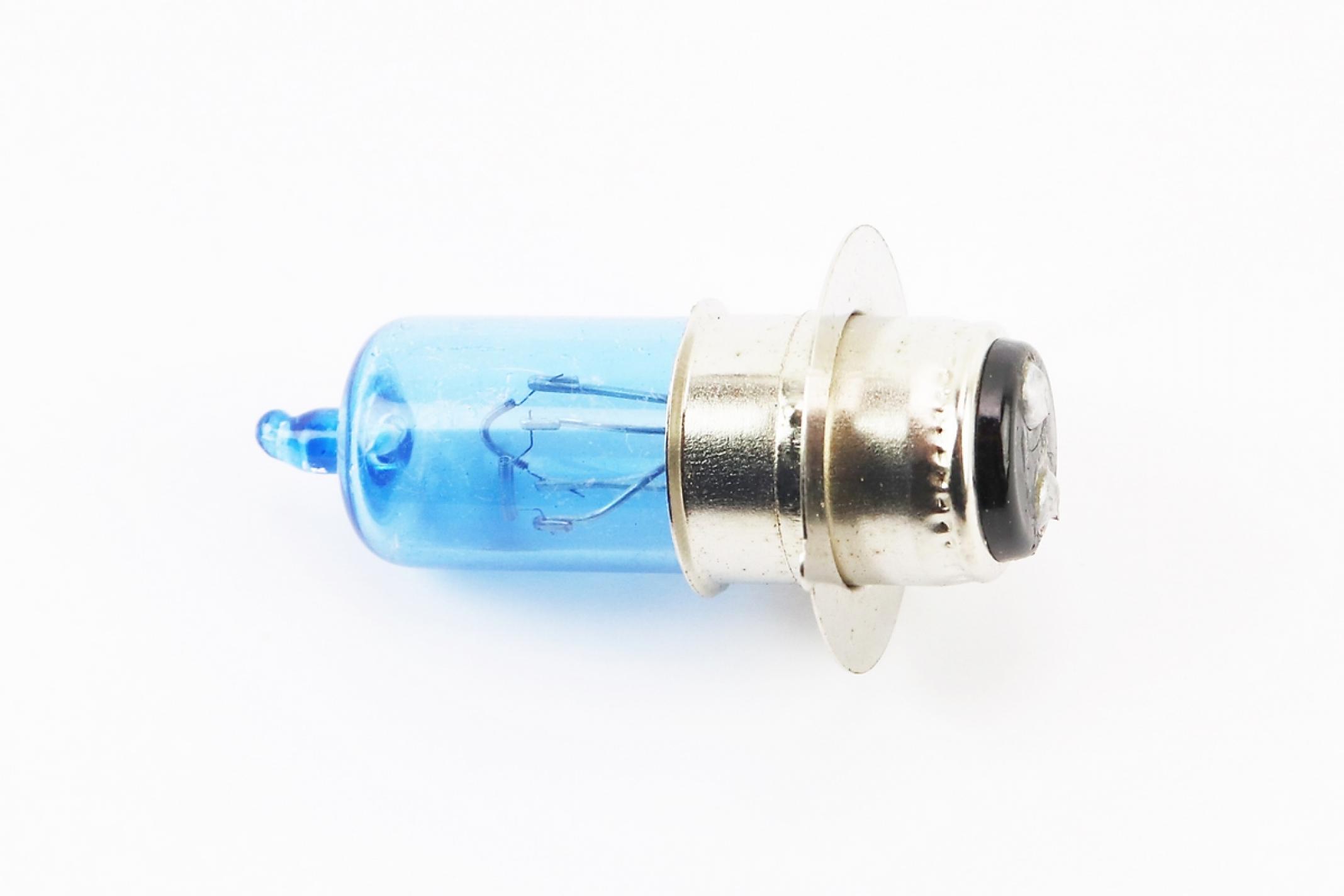 Лампа P15D-25-1 (1 ус) 12V 35W/35W (синяя) KS-2