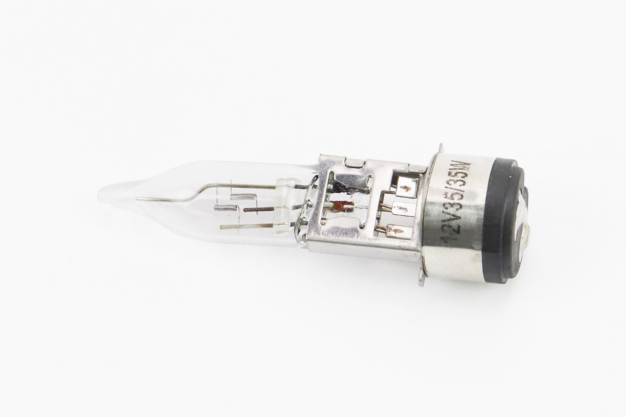 Лампа BA20D (2 уса) 12V 35W/35W (белая, высокая) (блистер) KS-2