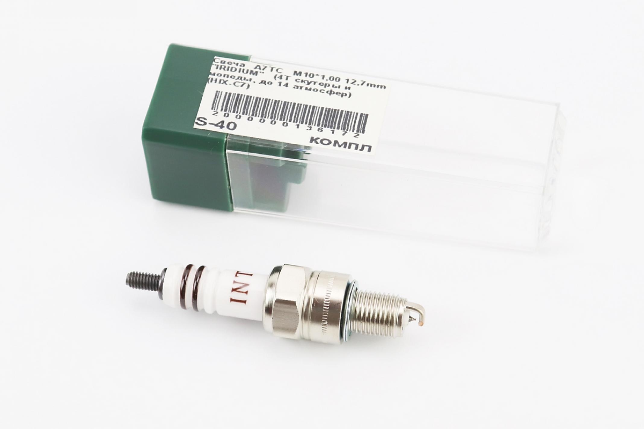 Свеча 4Т HIX-C7 иридиевая - M10 L12 - JH/GY6 KS