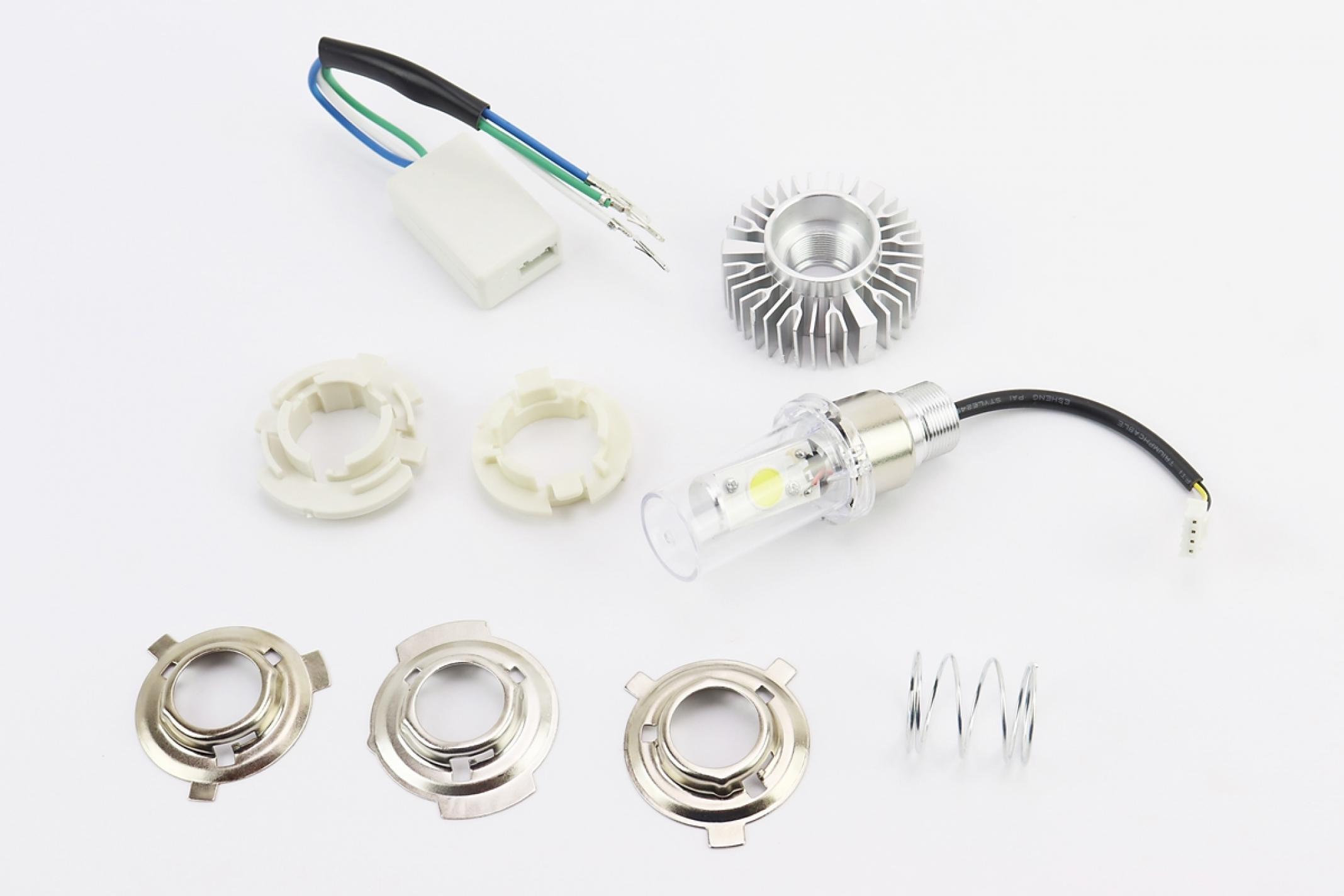 Лампа (фара) диодная LED-2 SUPER универсальная (к-кт разных креплений), с стабилизатором KS