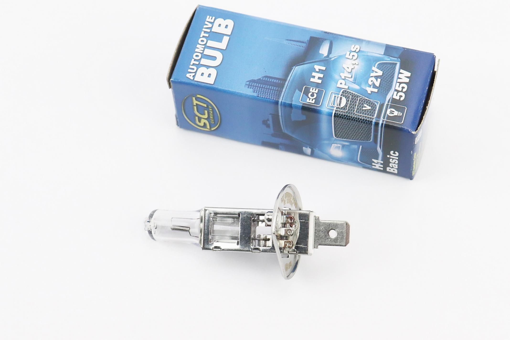 Лампа (фара) галоген H1 12V55W P14.5S KS