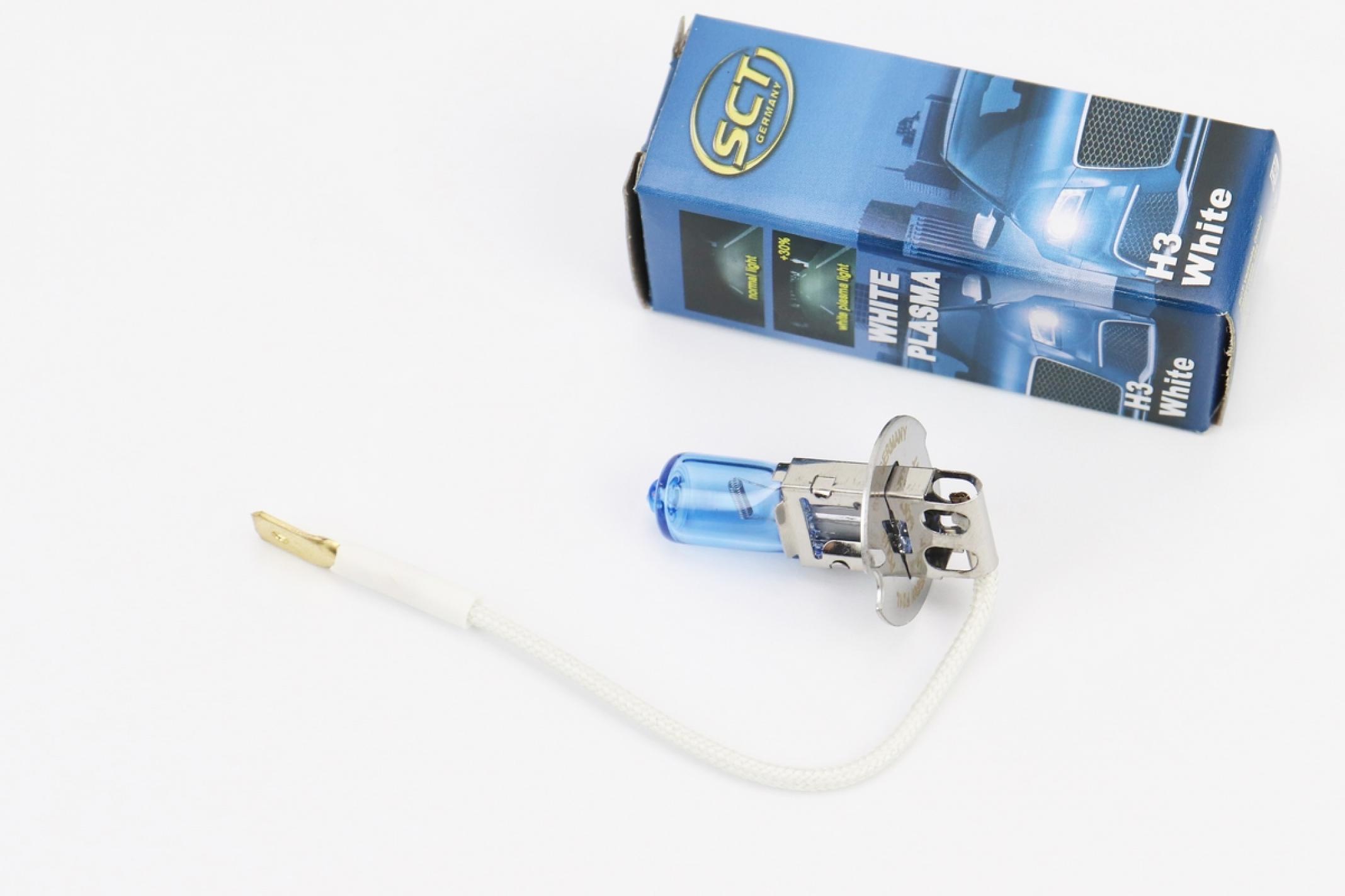 Лампа (фара) H3 12V 55W галогенная Super White KS