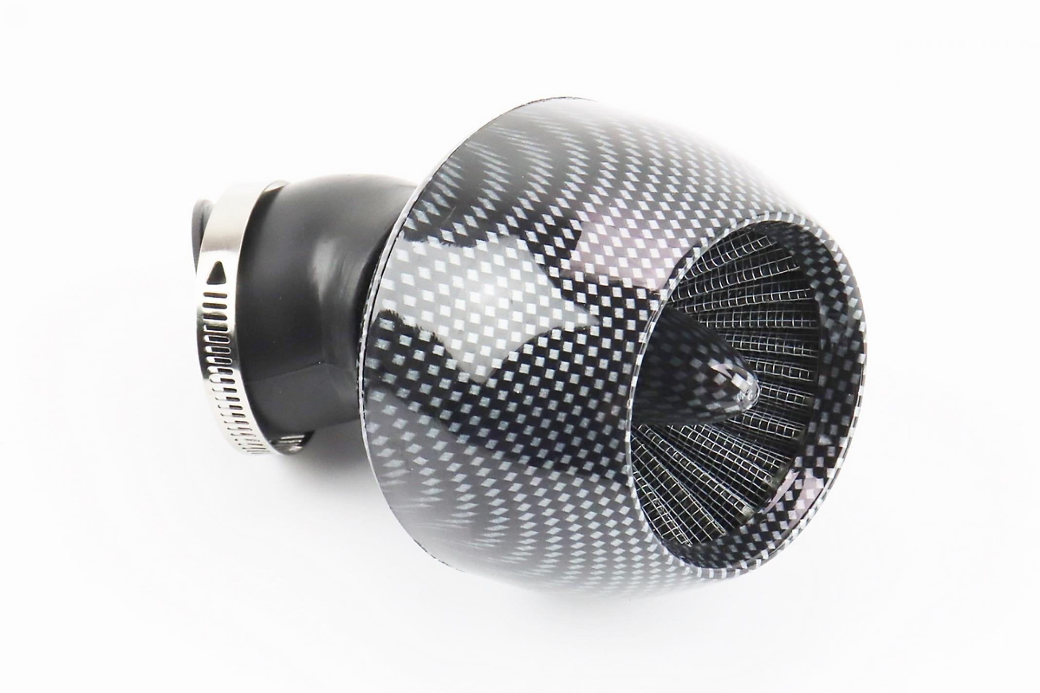 Фильтр воздушный (нулевик) Ø42mm, 45*, турбина (карбон) KS