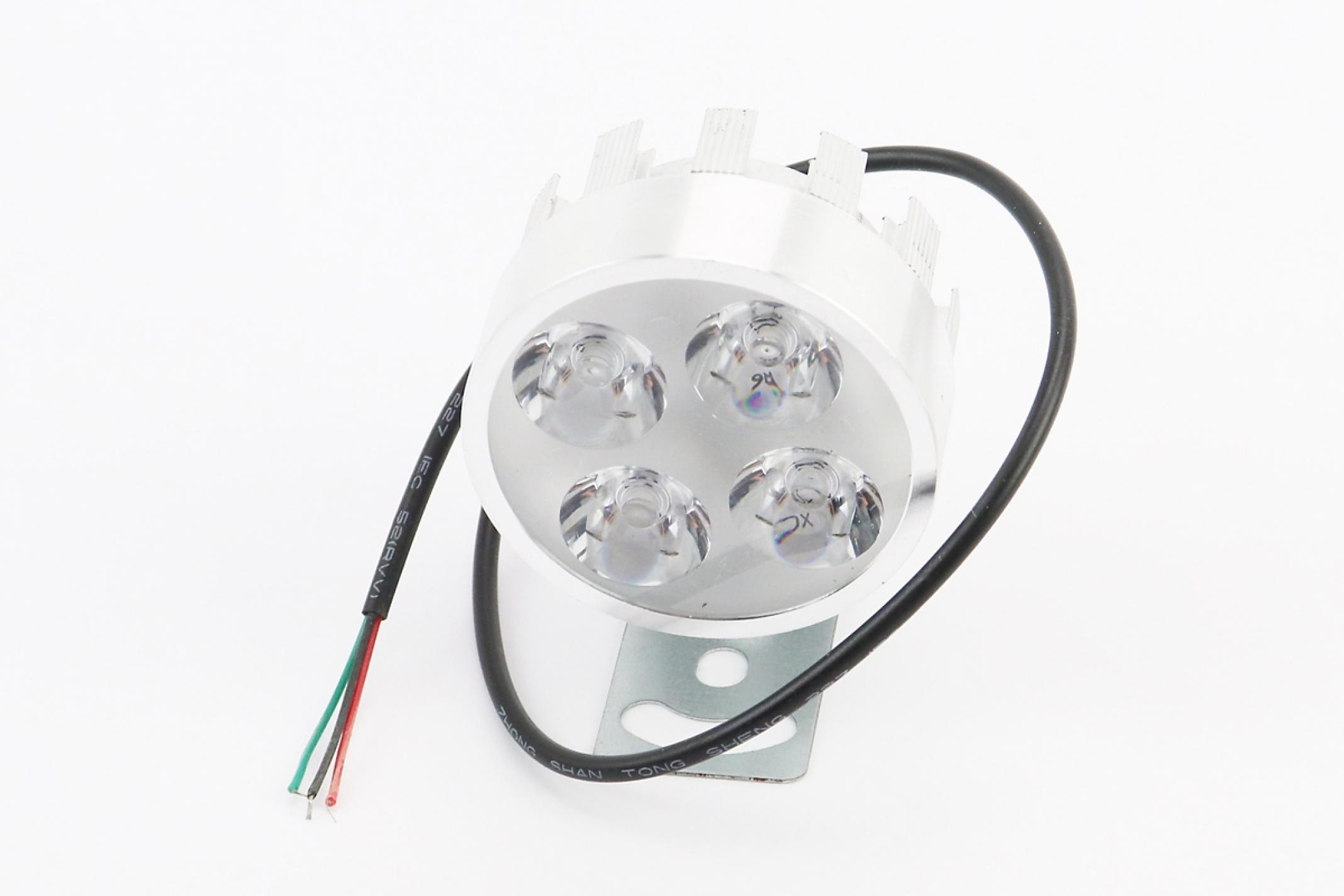 Фара дополнительного света 4 LED с креплением KS