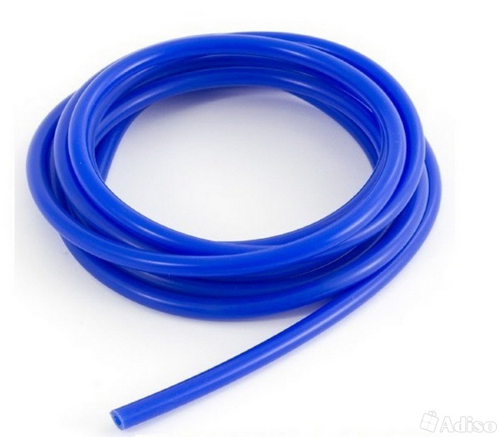 Шланг топливный Ø5mm, 1 метр (силиконовый, синий) VDK