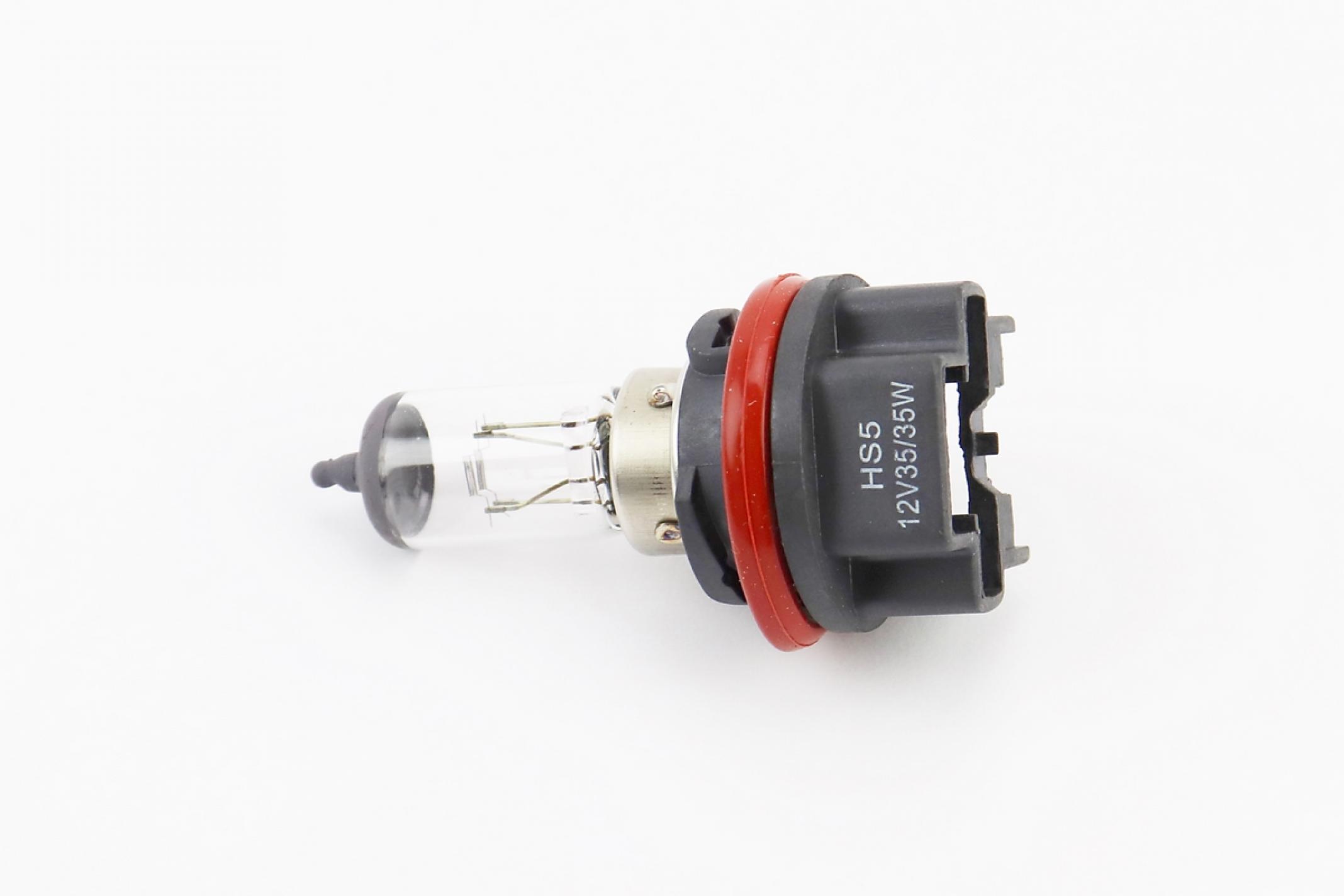 Лампа (фара) HS5 (B245) 12V 35/35W (Suzuki AD/LETS - 4T), пластмасс. цоколь KS