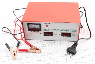 Зарядное устройство для АКБ 6V/12V стационарное 10AC KS