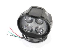 Фара дополнительная светодиодная влагозащитная - 4 LED с креплением, 65*50мм
