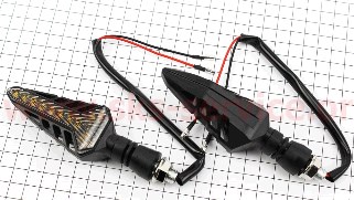 Поворот диодный на гибкой ножке LED СТРЕЛА тип 2секвентальный, 2шт