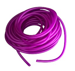 Шланг топливный Ø4mm, 10 метров (силиконовый, фиолетовый) JING