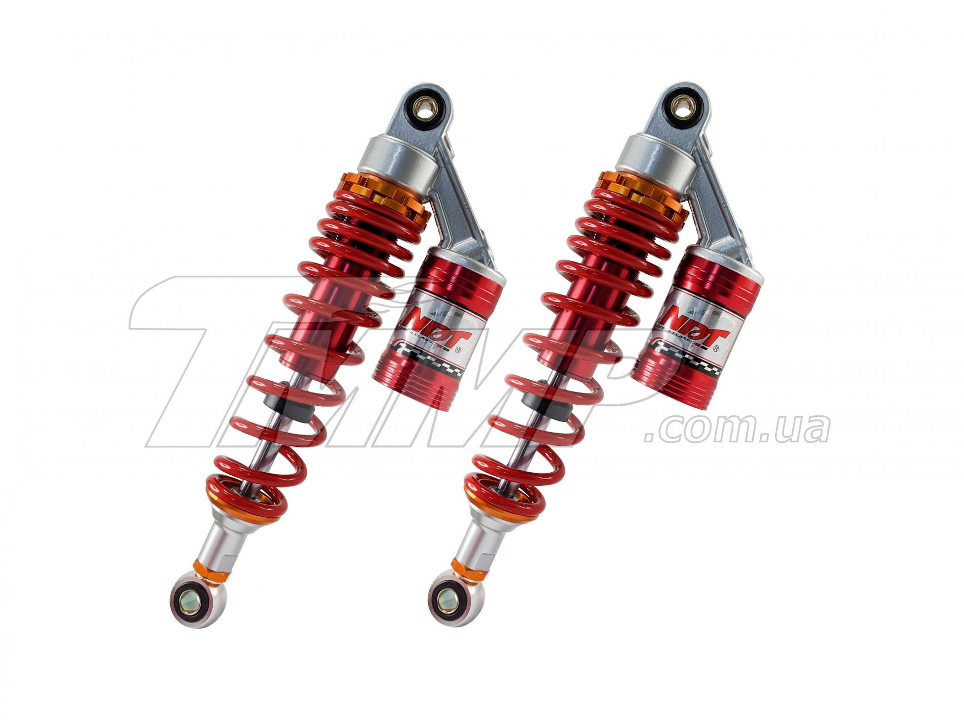 Амортизаторы (пара) Delta 325mm, газомасляные (красные) EVO