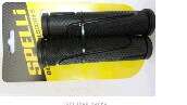 Грипсы (ручки руля) SPELLI, SBG-6708L 127 mm, ЧЕРНЫЕ,прямые, круглые, длина 127 мм FM