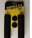 Грипсы (ручки руля) SPELLI SBG-672 Lock Неопрен, прямые, круглые, с зажимом с двух сторон, с логотипом FM