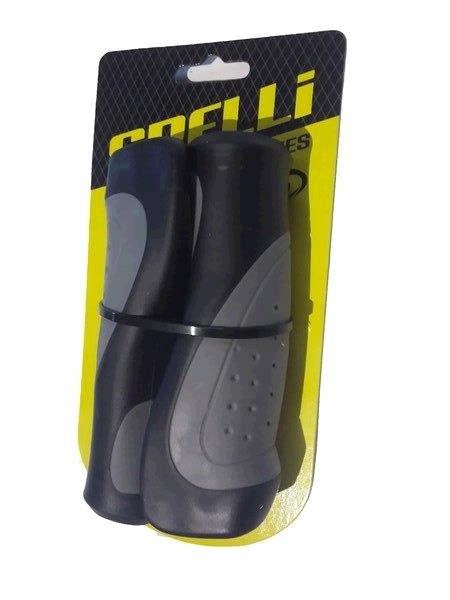 Грипсы (ручки руля) SPELLI SBG-682, анатомические, длина 130 мм FM