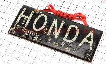 Табличка светодиодная HONDA (12*5см) KS