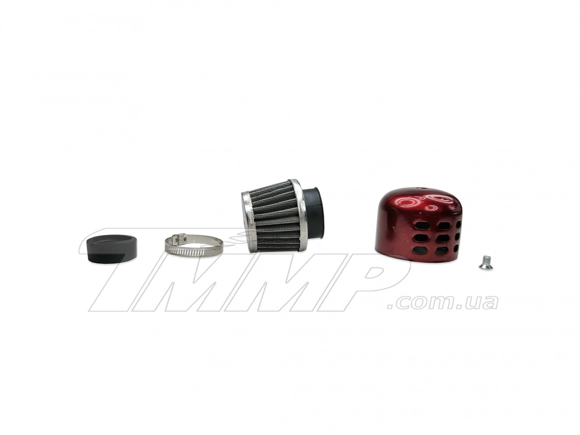 Фильтр воздушный (нулевик) Ø28/35mm (красный колпак) EVO