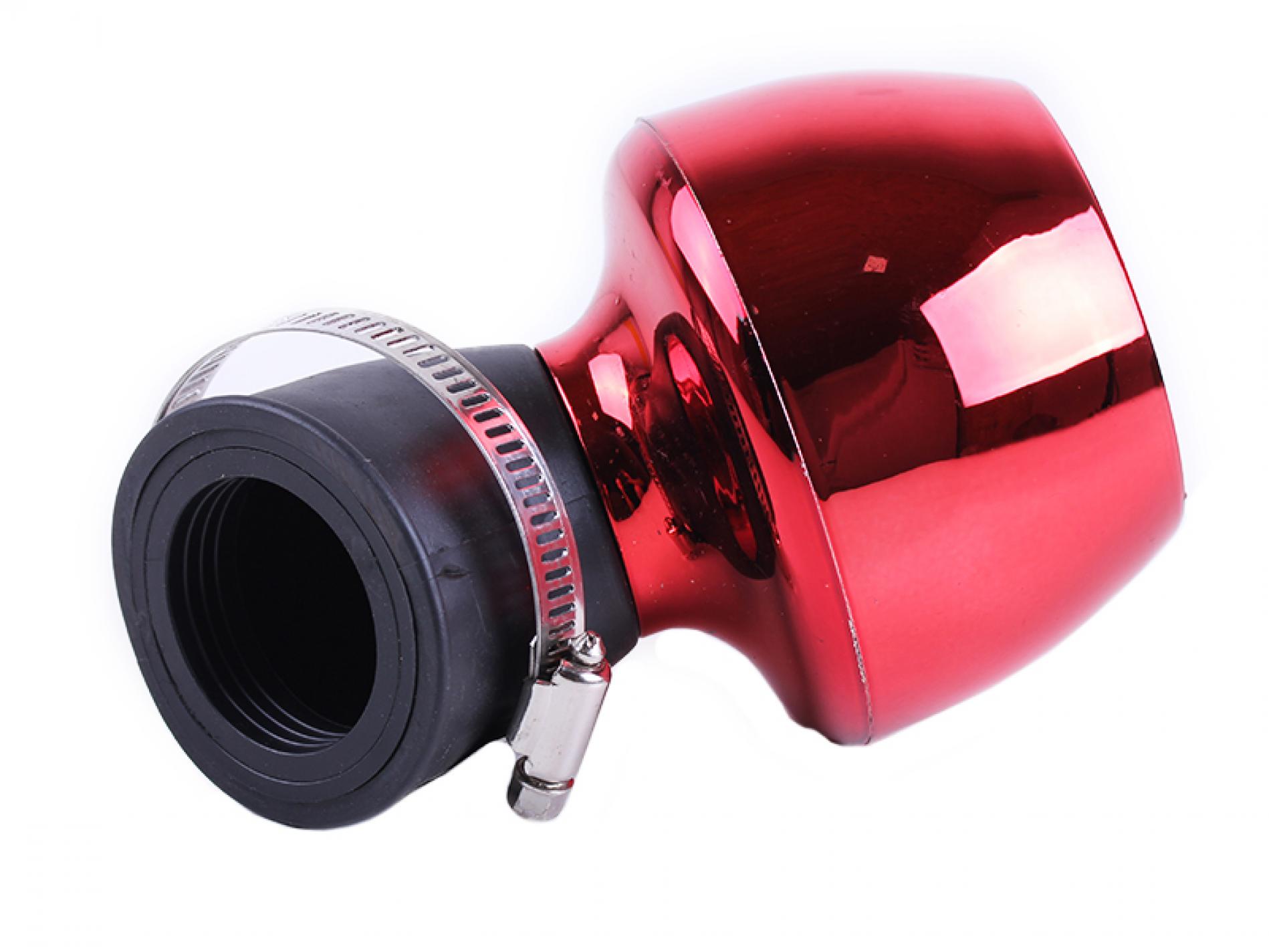 Фильтр воздушный (нулевик) Ø28mm, 45*, турбина (красный) AMG