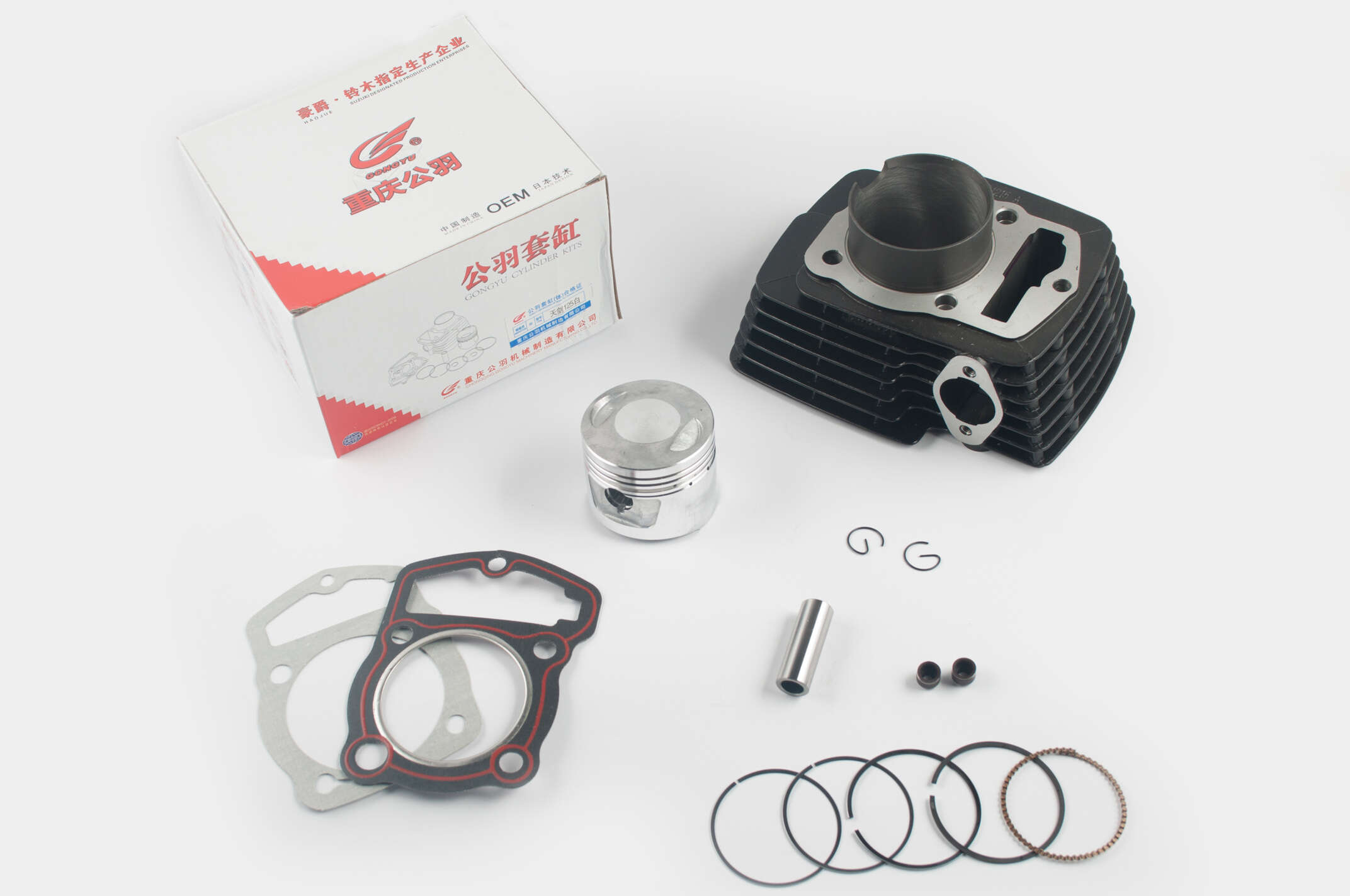 Поршневая (ЦПГ) 4T CB150 (Ø62.0, p-15, h-69) (черный) GONGYU