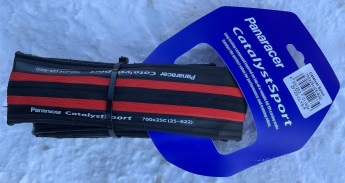 Велосипедная шина 700 * 25C S-002 PANARACER RED/BLACK/RED 60TPI KEVLAR CATALYST SPORT TAG Скрутка ChaYang Клинчер LTK-10