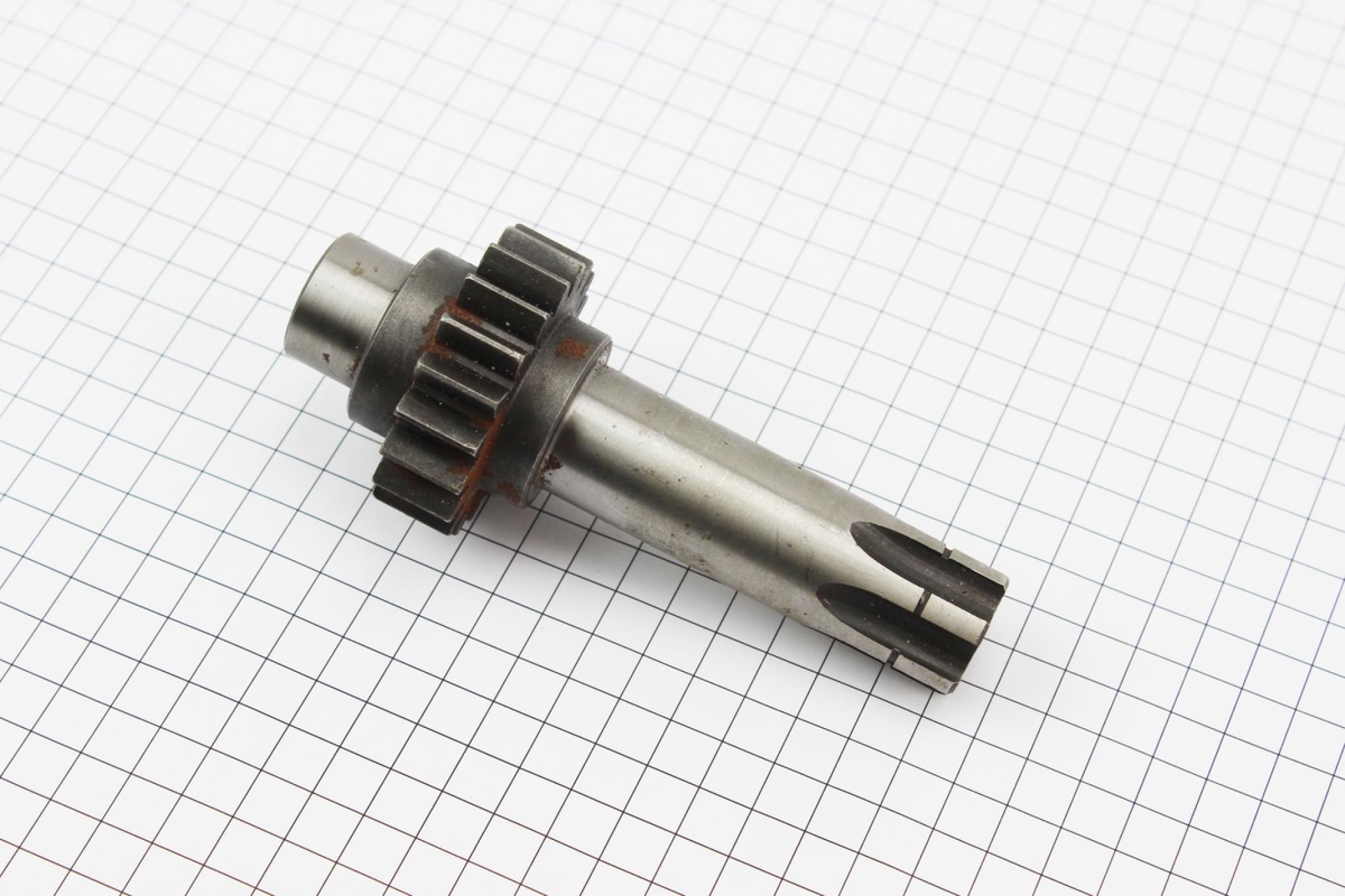 Вал главный раздаточной коробки Jinma 200/204/240/244 L-134mm, Z-6/19 KS