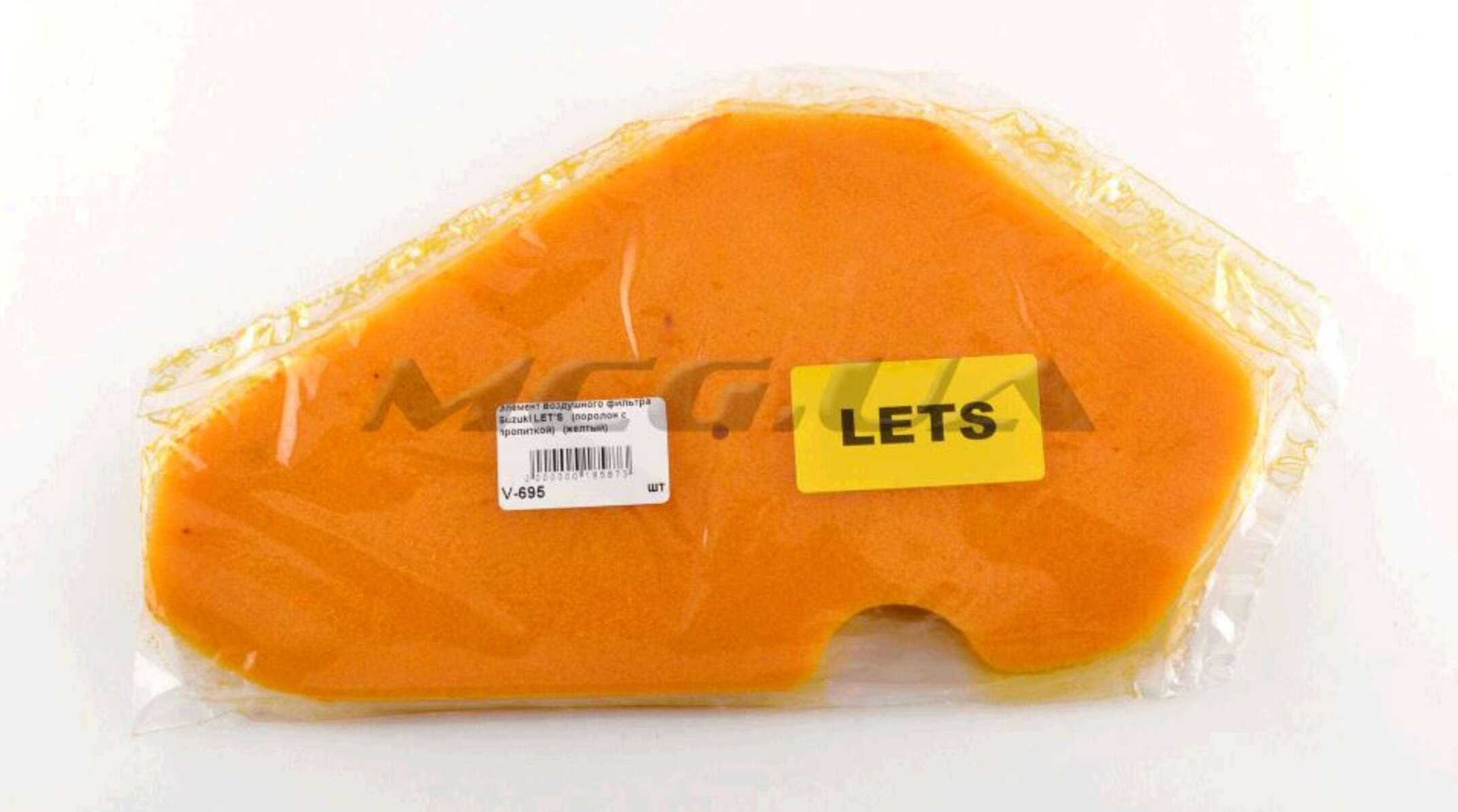 Элемент воздушного фильтра Suzuki LETS (поролон с пропиткой) (желтый) CJl