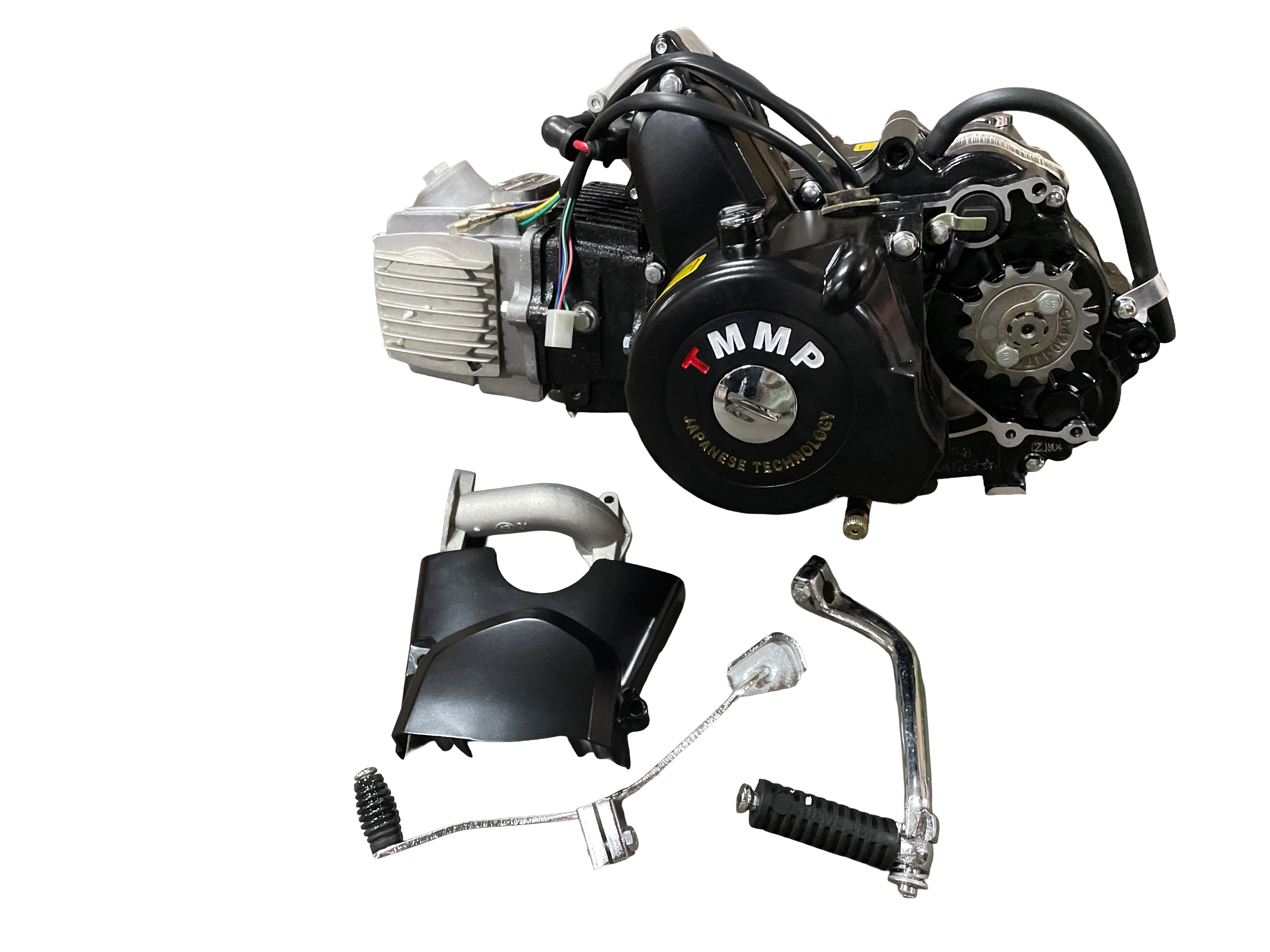 Двигатель Delta 125cc (АКПП 157FMH, черный) (TM) EVO