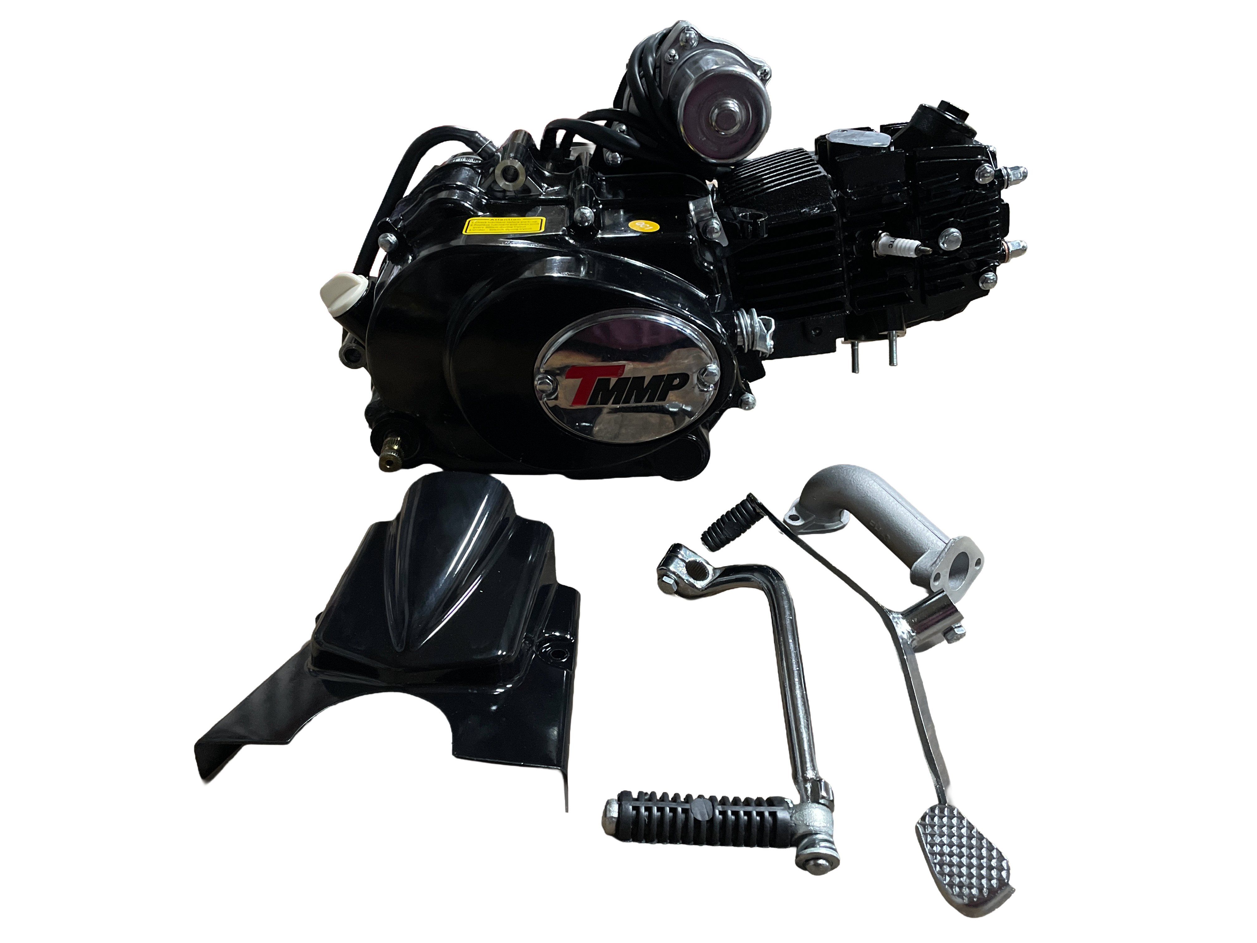 Двигатель Delta 125cc (МКПП 157FMH) черный (TM) EVO