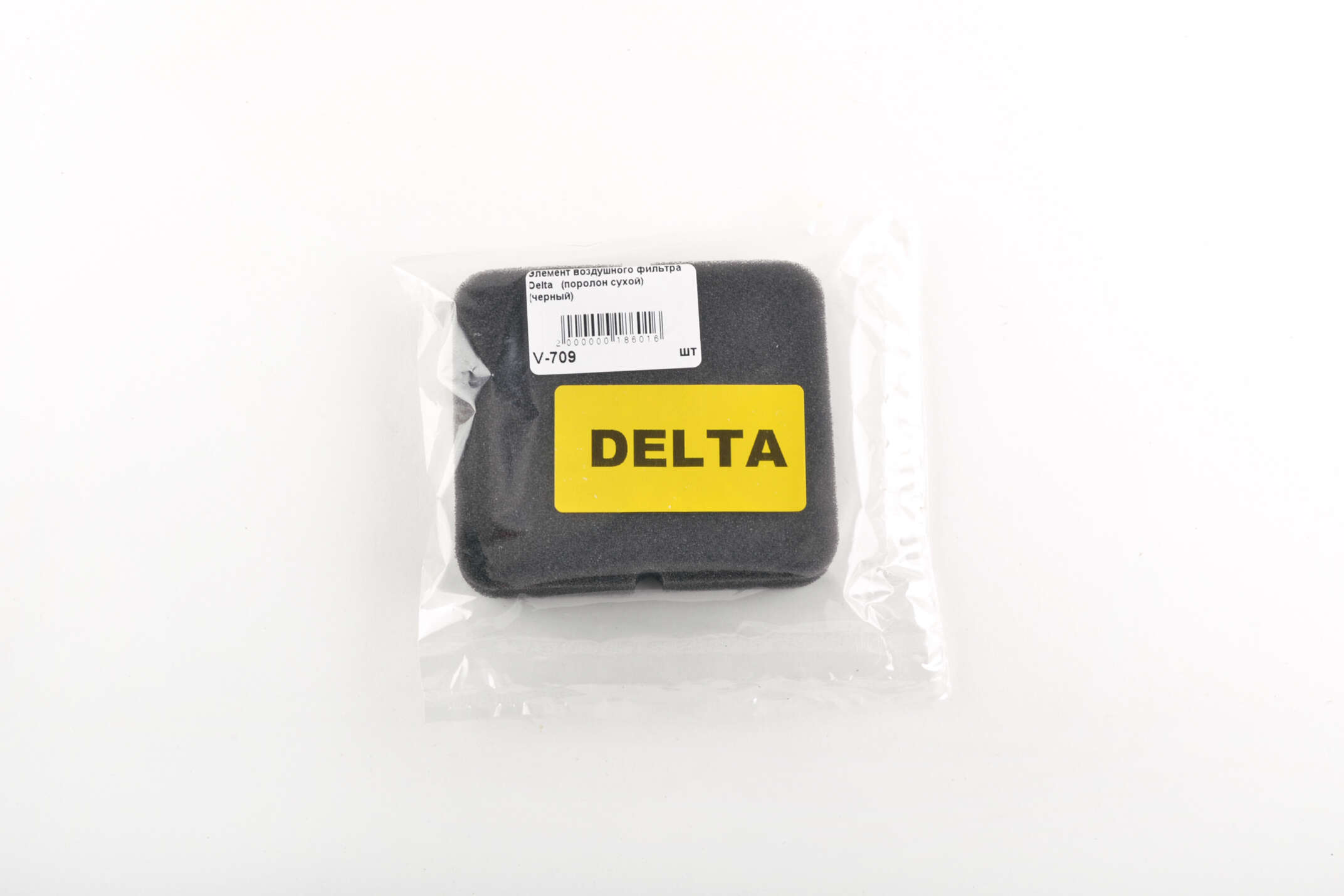 Элемент воздушного фильтра Delta (поролон сухой) (черный) AS