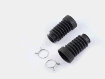 Гофры передней вилки (пара) L-80mm, d-27mm, D-45mm Yamaha JOG 50 3KJ (диск) KOMATCU