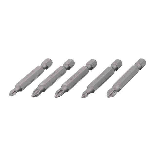 Комплект отверточных насадок PH1, PH2, PZ1, PZ2 1/4*50мм, ACR, S2, уп. 5ед., STORM