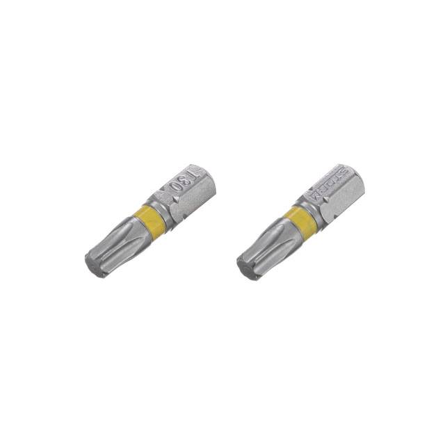 Комплект отверточных насадок Torx T30 1/4*25 мм, S2, уп. 2 ед., STORM
