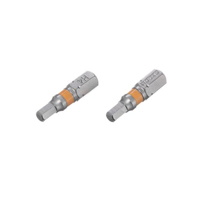 Комплект отверточных насадок Hex H4.0 1/4 * 25 мм, S2, уп. 2 ед., STORM