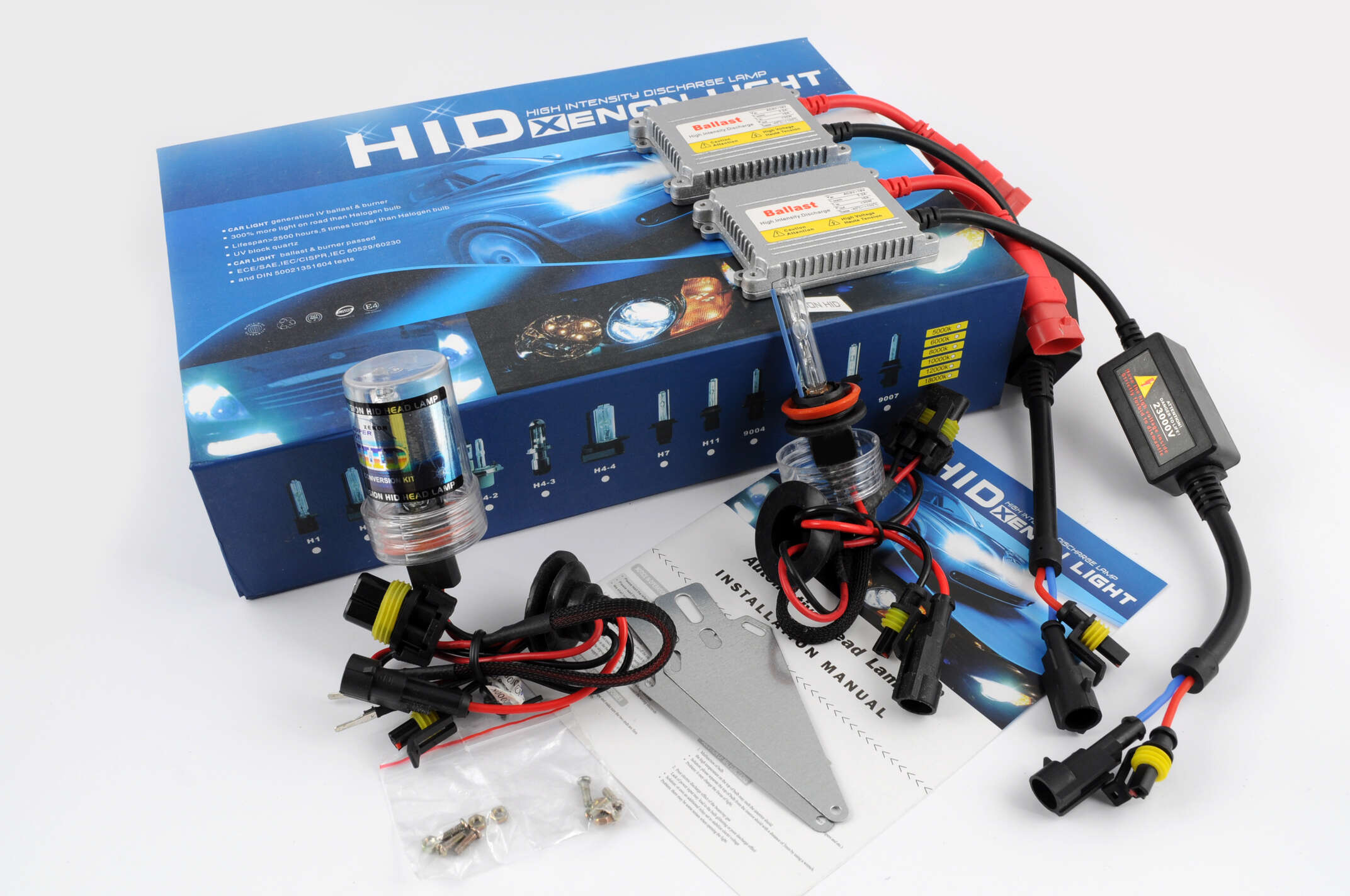 Ксенон (авто) H11 AC 6000K 35W slim (арт:X-26)